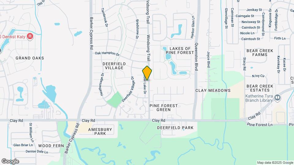 4314 Amber Lake Dr Map and Location Details