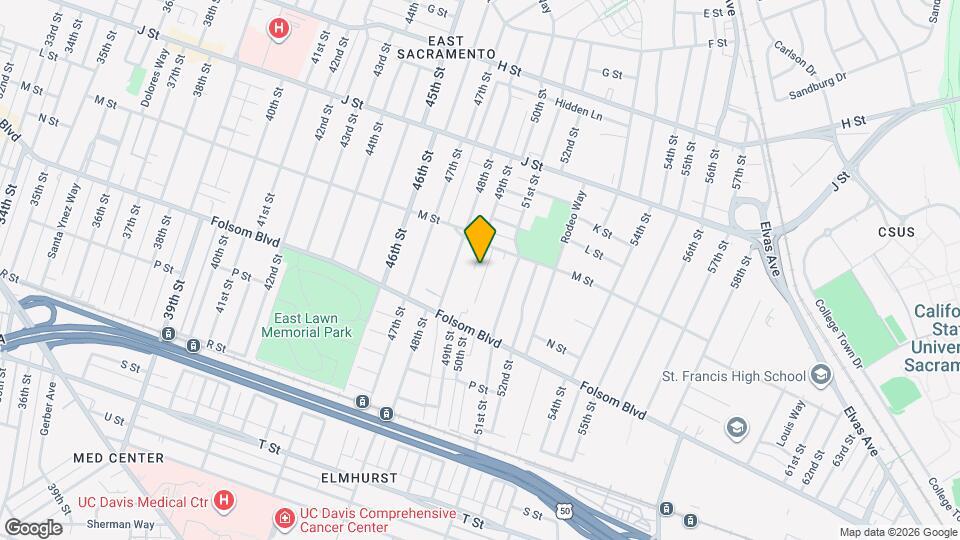 1354 50th St Map and Location Details