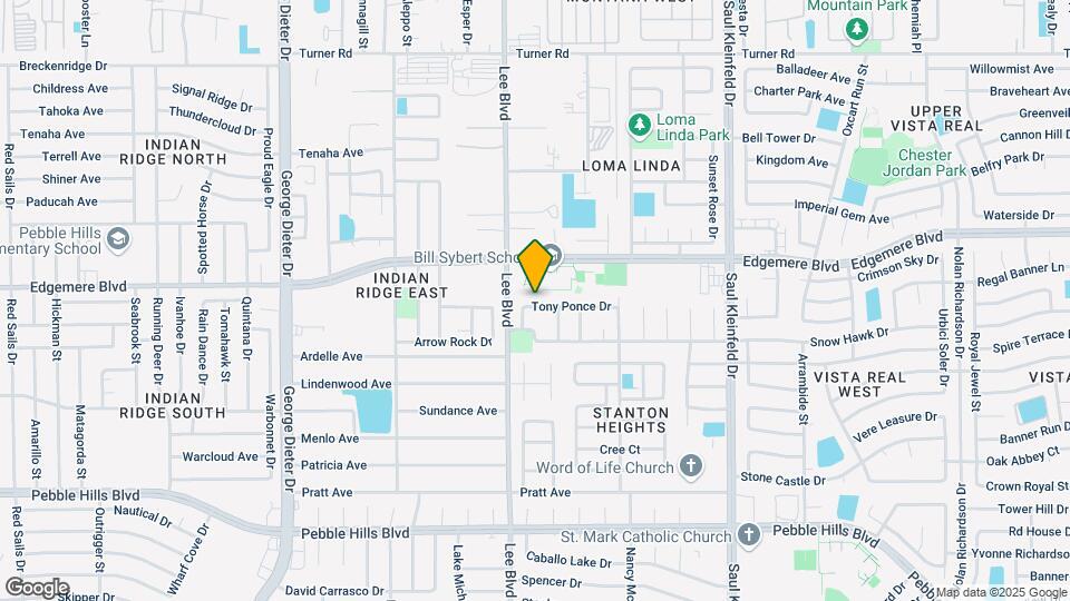 11525 Tony Ponce Dr Map and Location Details