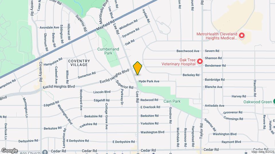 1835 Lee Rd Map and Location Details
