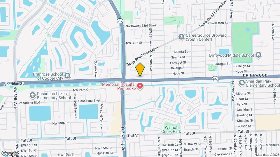 7881 Sheridan St Map and Location Details