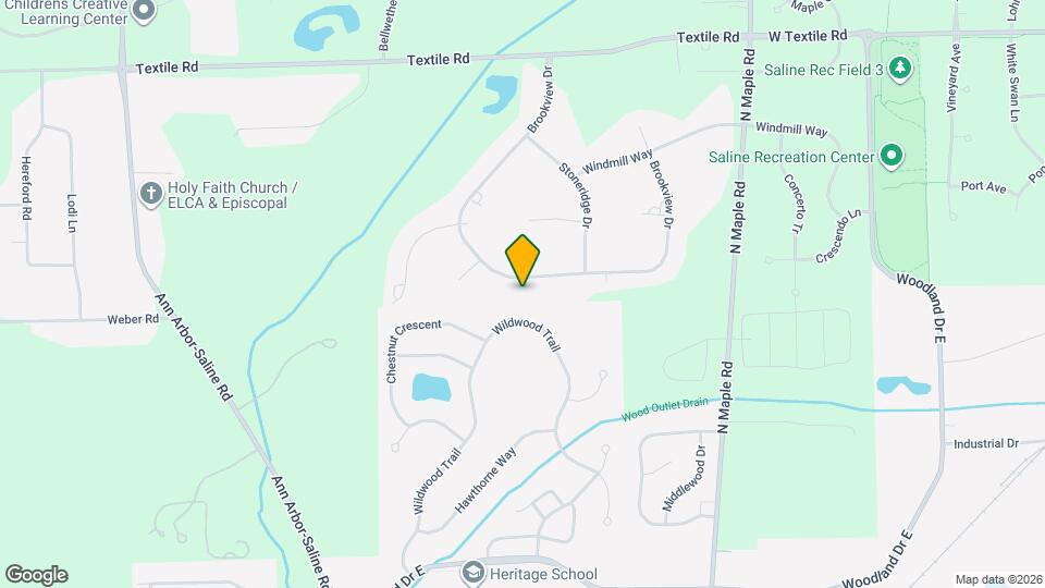1819 Brookview Dr Map and Location Details