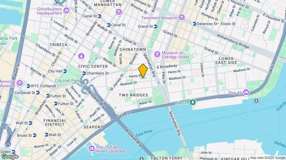 95 Madison St Map and Location Details