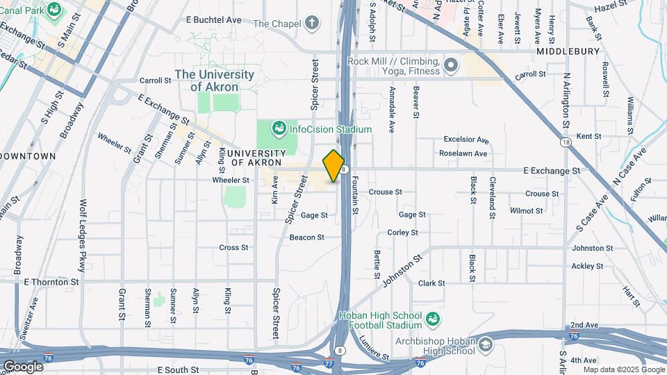 515 Crouse St, Unit 1 Map and Location Details