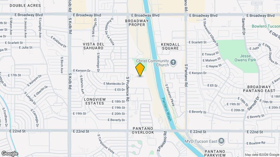 624 S Cynthia Ave Map and Location Details