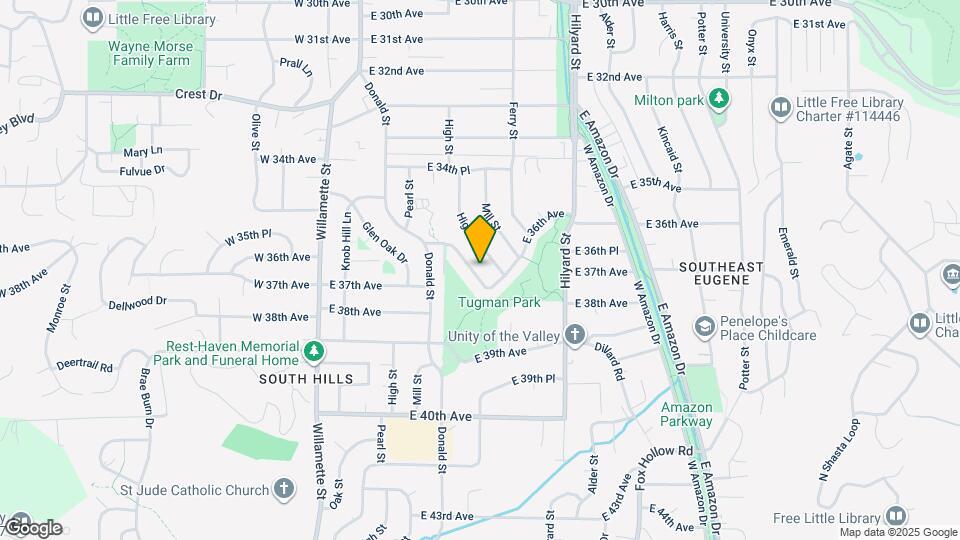 245 E 36th Ave Map and Location Details