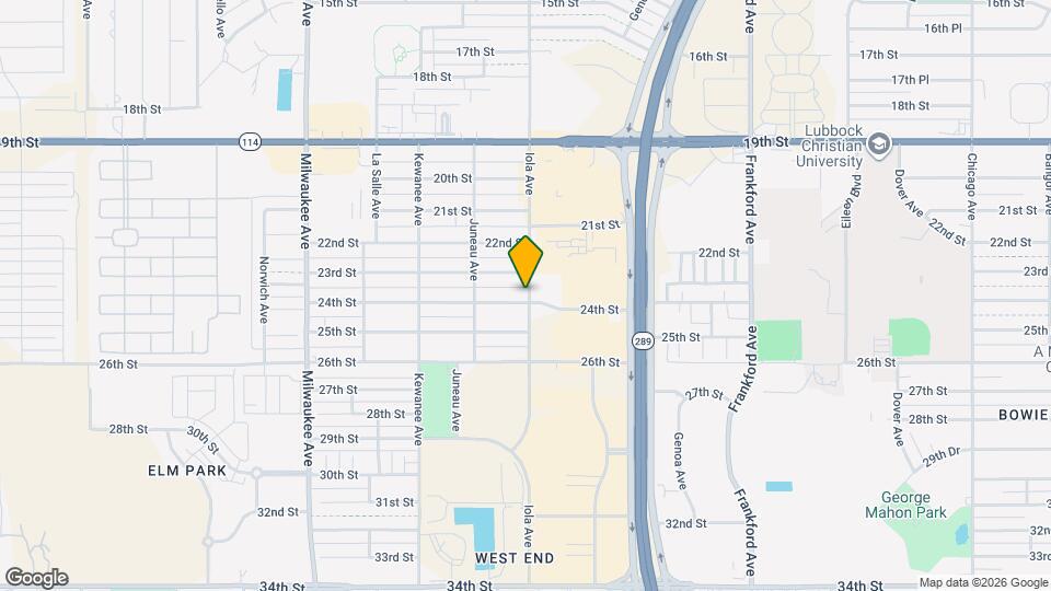 6102 24th St Map and Location Details