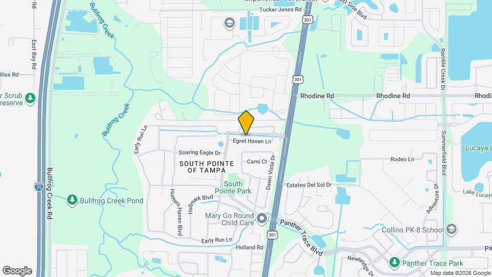 10518 Egret Haven Ln Mapa y Detalles de la Ubicación