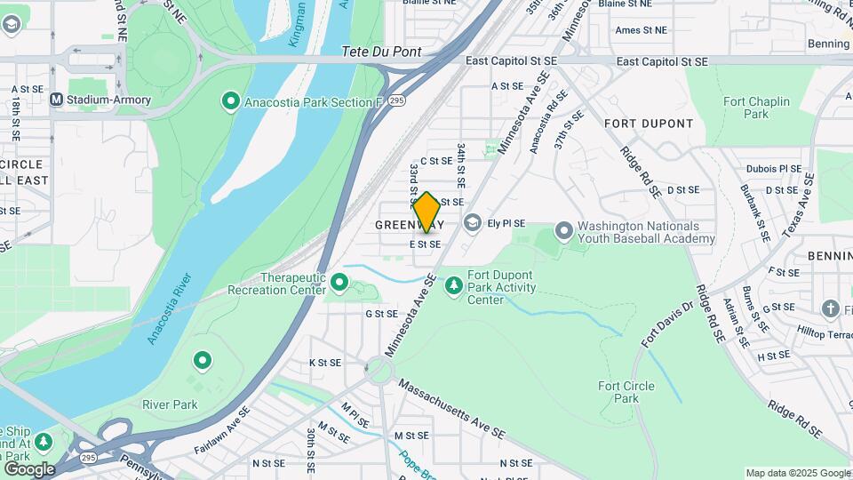 3312 E St SE Mapa y Detalles de la Ubicación