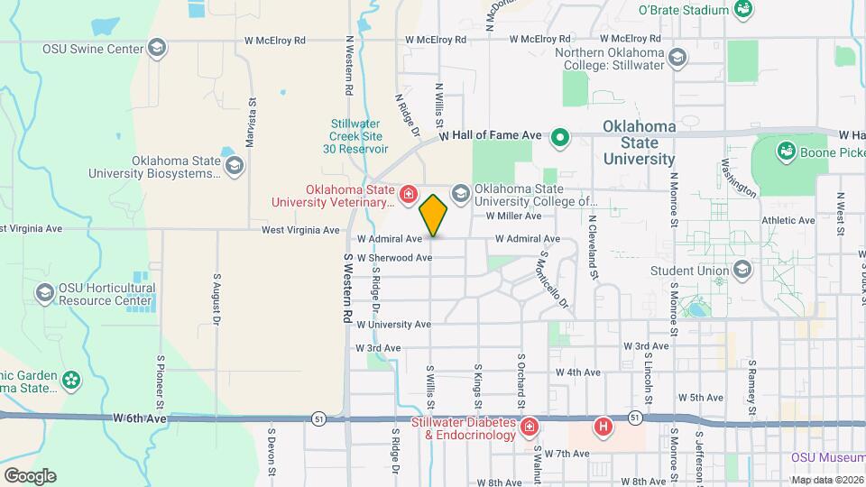 2025 W Admiral Rd Mapa y Detalles de la Ubicación