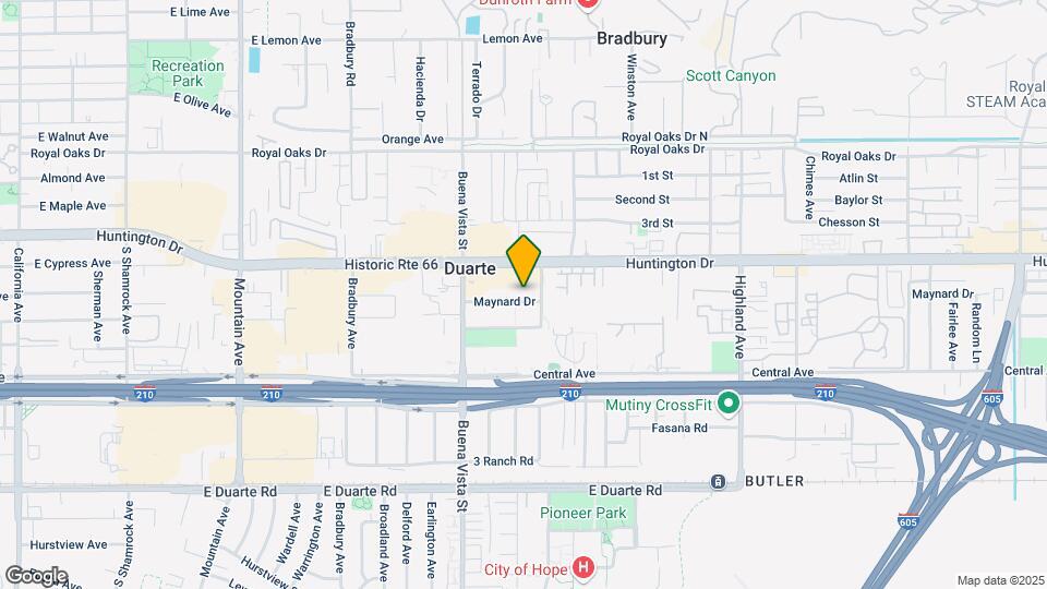1409 Maynard Dr Map and Location Details