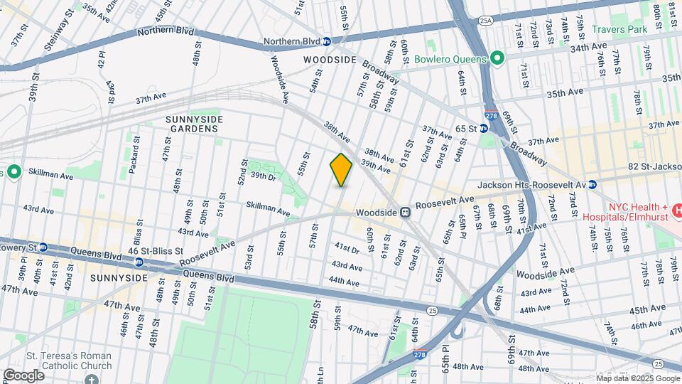 39-54 58th St-Unit -2FL Map and Location Details