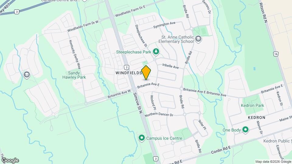 40 Britannia Ave E Map and Location Details