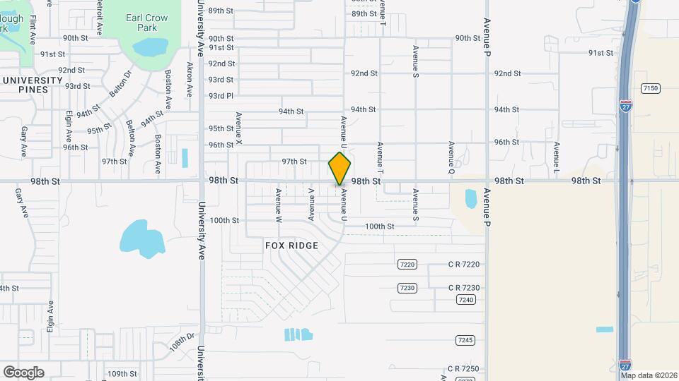 9804 Avenue U Map and Location Details