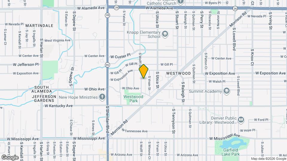 764 S Wolff St Map and Location Details