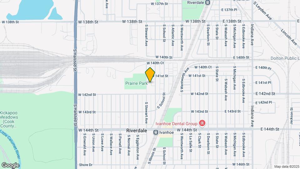 14121 S Stewart Ave Mapa y Detalles de la Ubicación