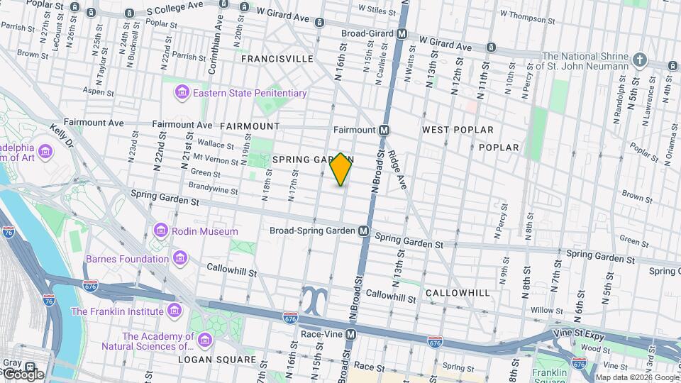 1523 Green St Map and Location Details