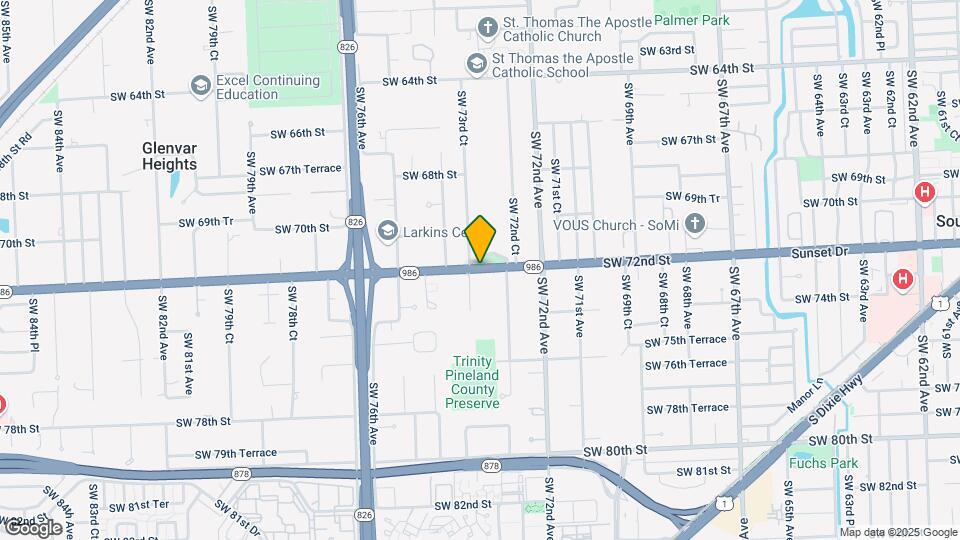 7308 SW 72nd Pl Mapa y Detalles de la Ubicación
