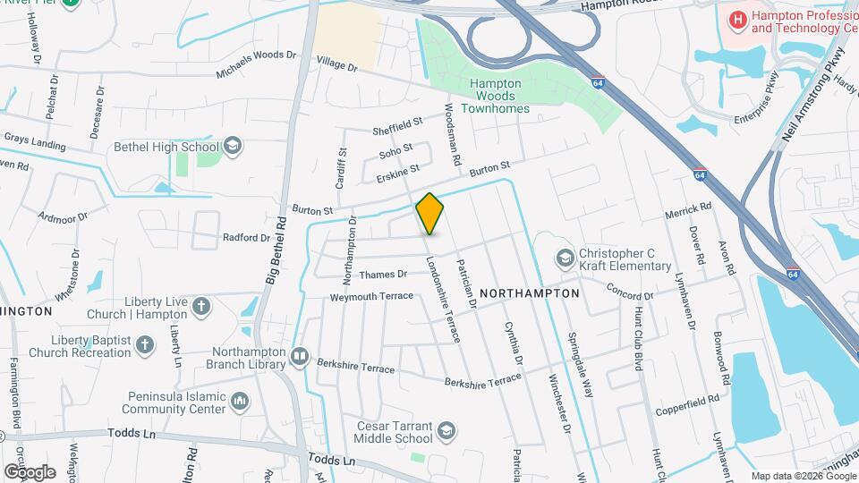 304 Londonshire Terrace Map and Location Details