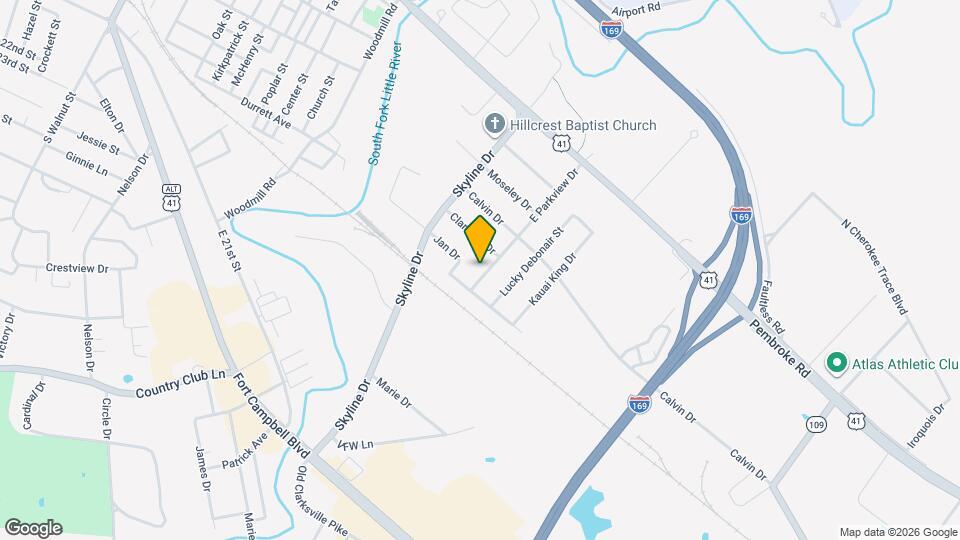 511 E Parkview Dr Map and Location Details