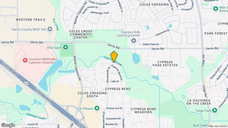 16326 Cypress Bend Dr Map and Location Details