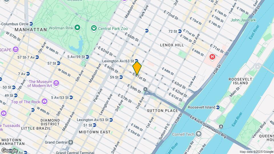 200 E 61st St Map and Location Details