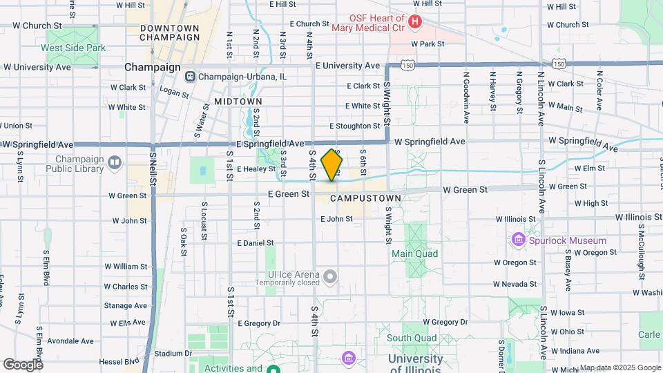 410 E. Green St by Bankier Apartments Map and Location Details