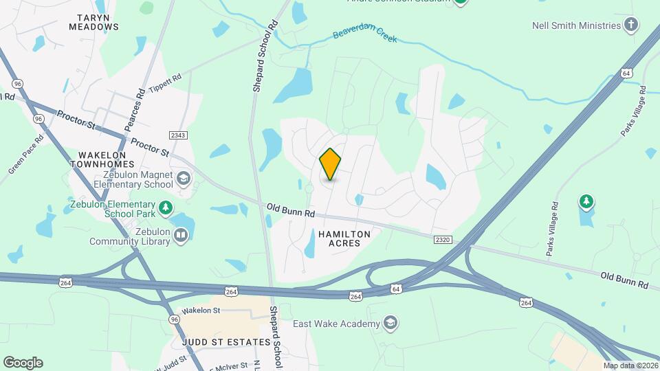 100 Quincy Meadow Ave Map and Location Details