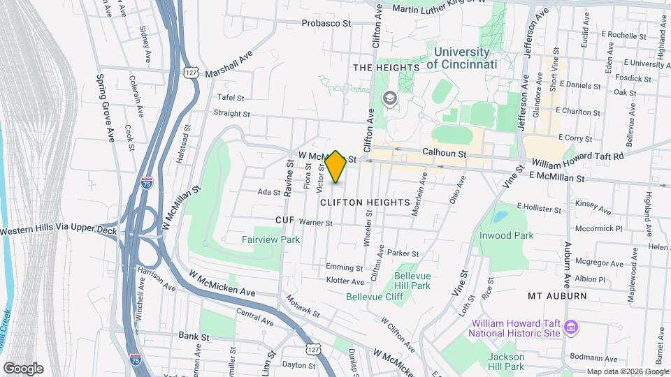 2342 Stratford Ave Map and Location Details