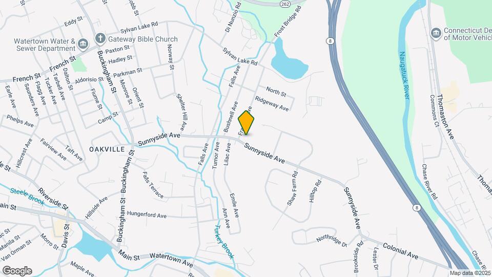 261 Sunnyside Ave Mapa y Detalles de la Ubicación