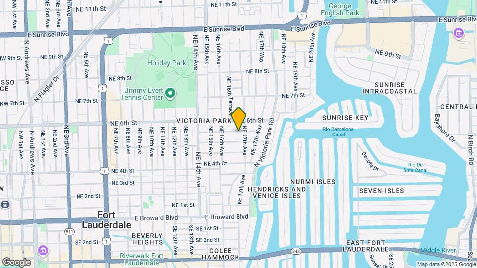 1634 NE 5th Ct Map and Location Details