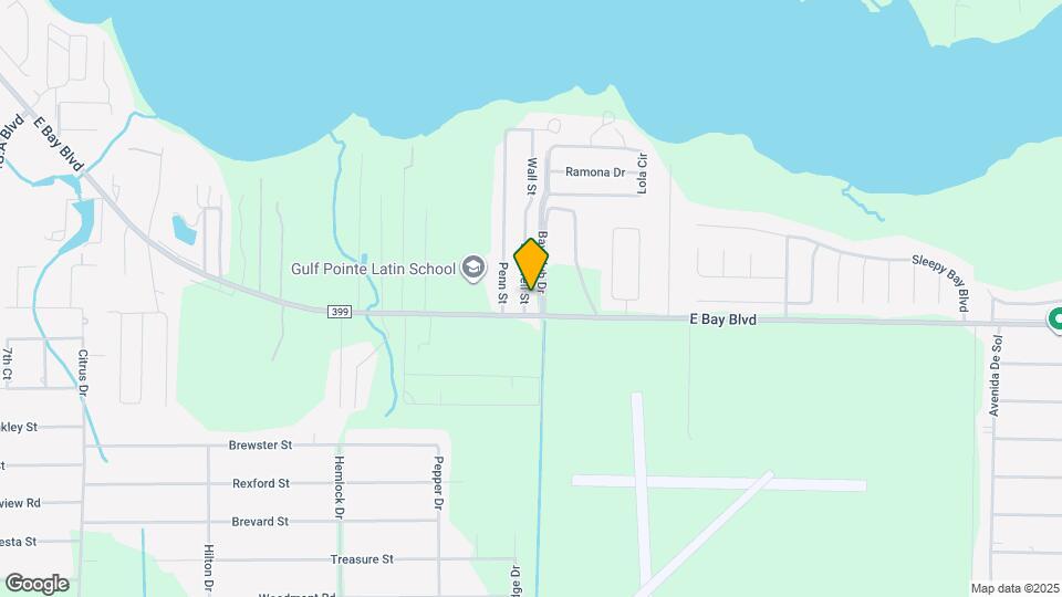 2711 Bay Club Dr Map and Location Details