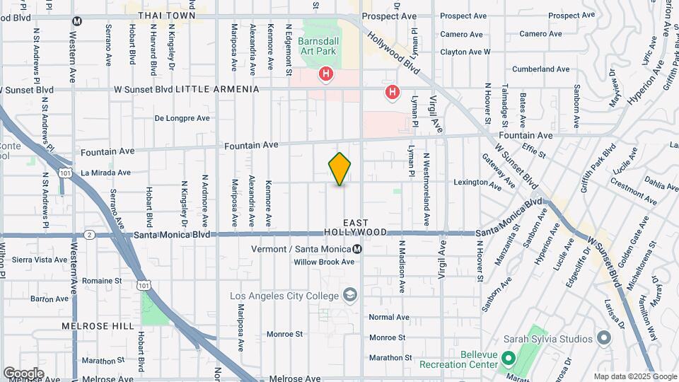 1175 N New Hampshire Ave Map and Location Details