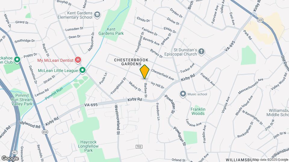 6527 Ivy Hill Dr Mapa y Detalles de la Ubicación