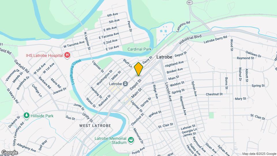 412 Depot St, Unit # 1 Map and Location Details