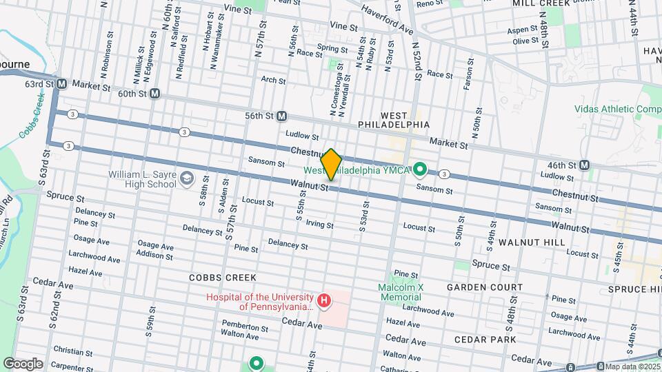5411 Walnut St Map and Location Details