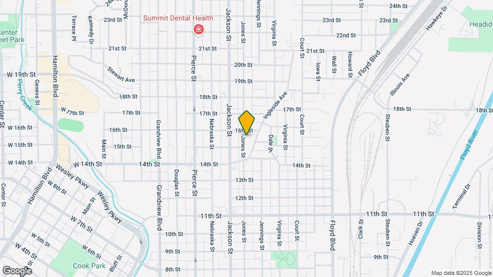 1512 Jones St Map and Location Details
