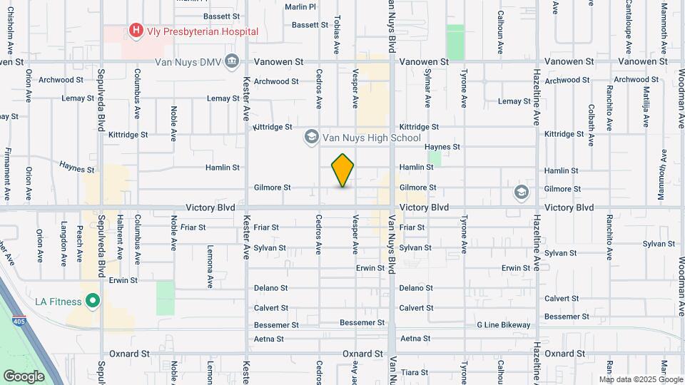 14622 Gilmore St Mapa y Detalles de la Ubicación