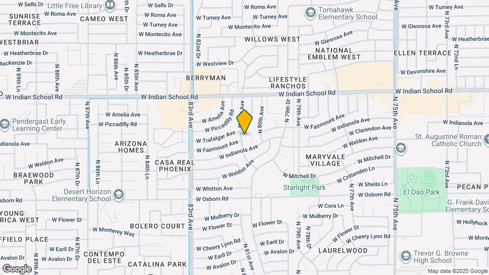 3823 N 81st Ave Map and Location Details