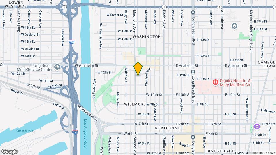 1146-1152 Magnolia Ave Map and Location Details
