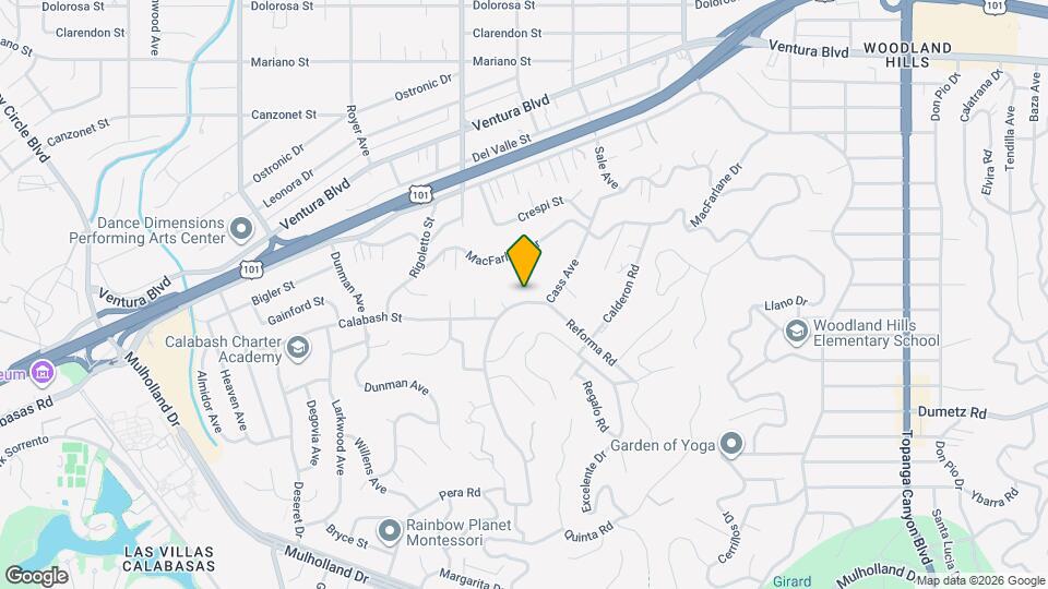 22719 Cass Ave Map and Location Details