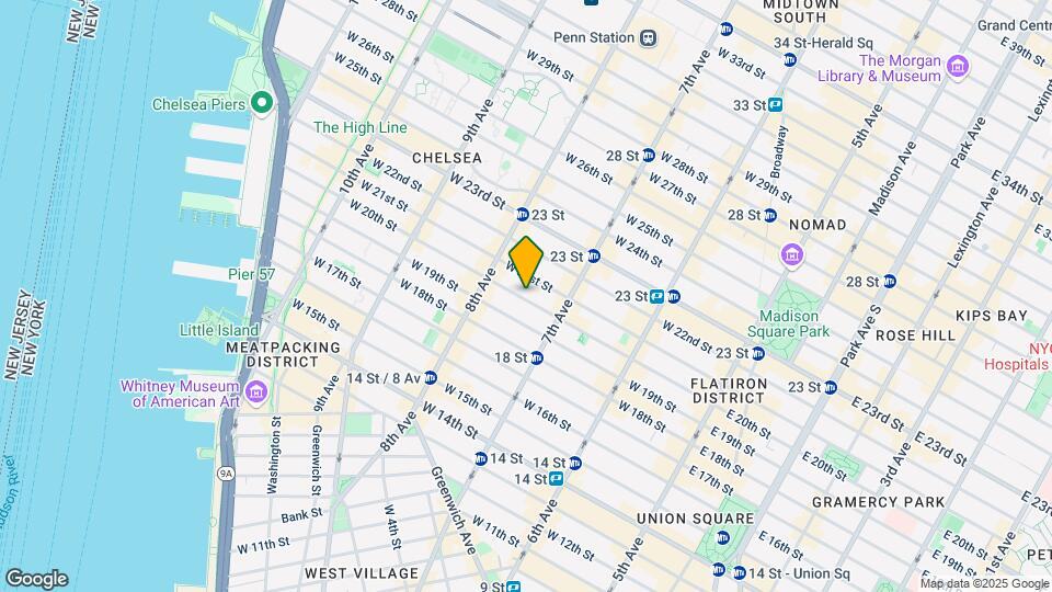 229 W 20th St Mapa y Detalles de la Ubicación