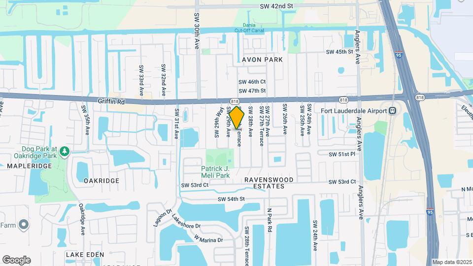 4961 SW 28th Terrace Mapa y Detalles de la Ubicación