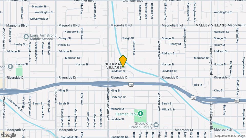 12765 La Maida St Map and Location Details
