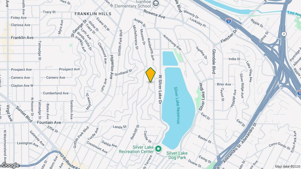 2232 Moreno Dr Map and Location Details