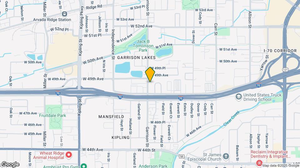 4858 Garrison St Map and Location Details