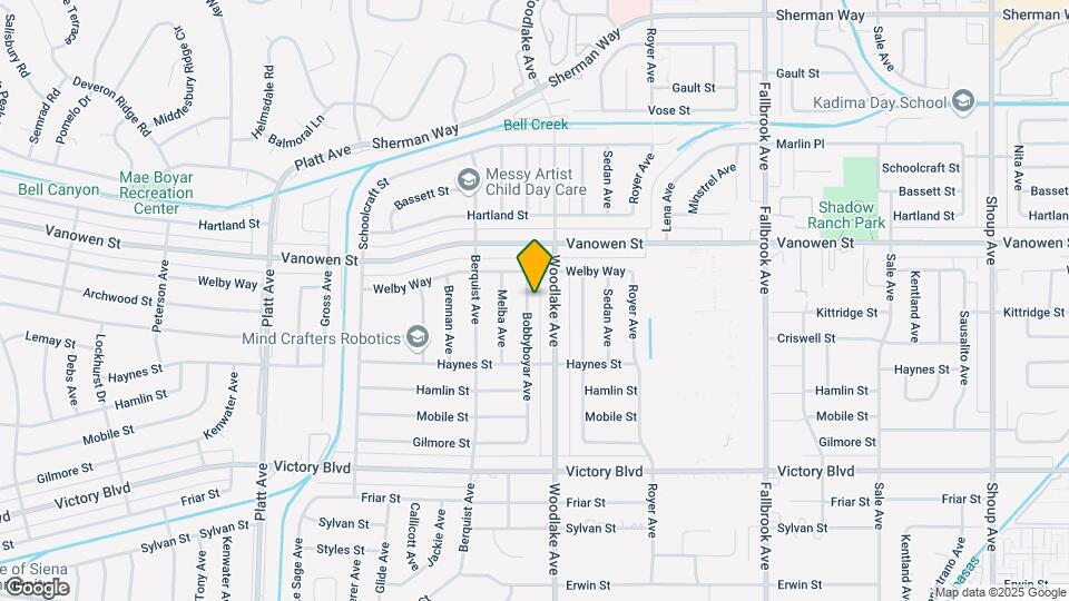 6672 Bobbyboyar Ave Map and Location Details