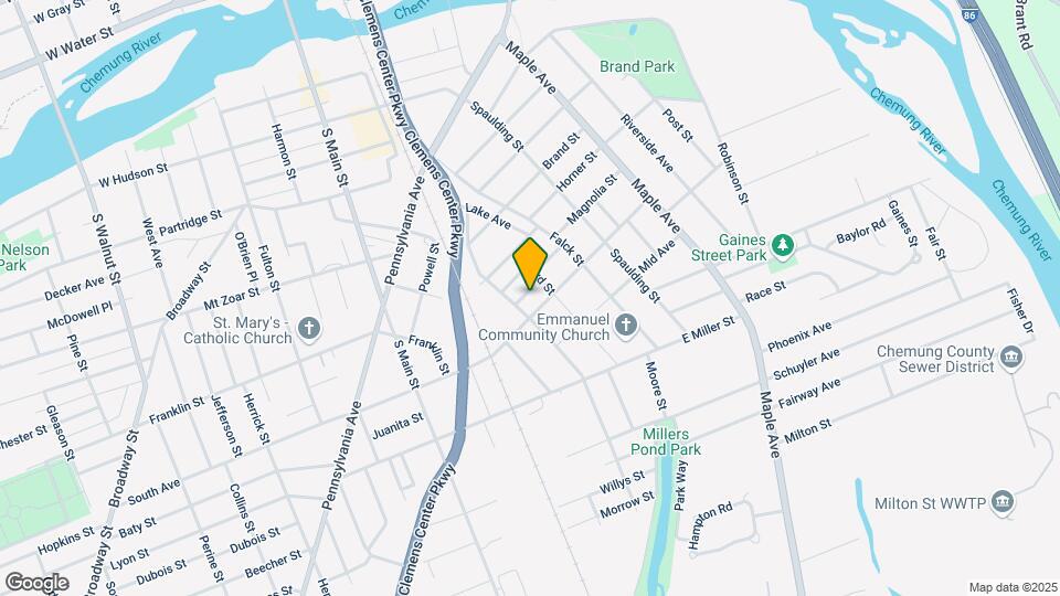 206 Rathbun St, Unit Upper Map and Location Details