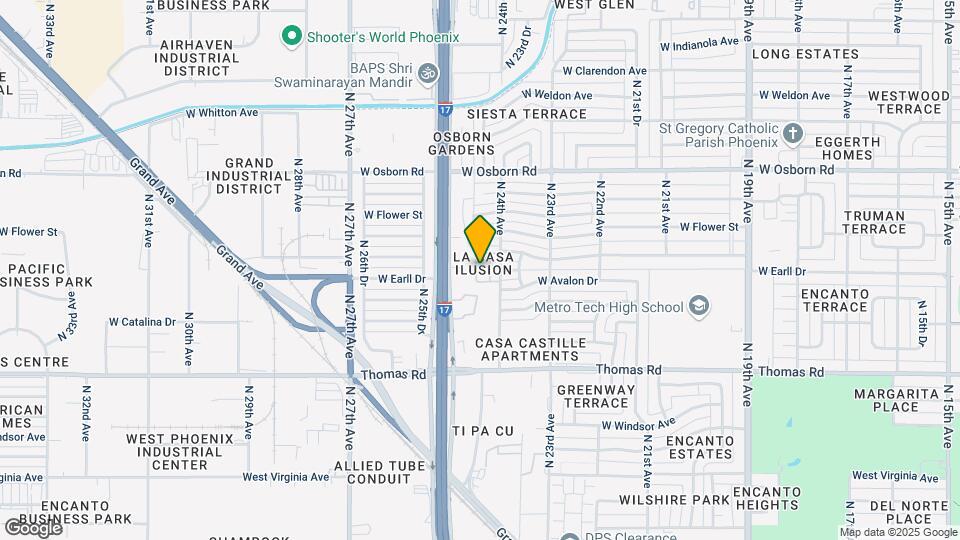 3037 N 24th Ln Map and Location Details