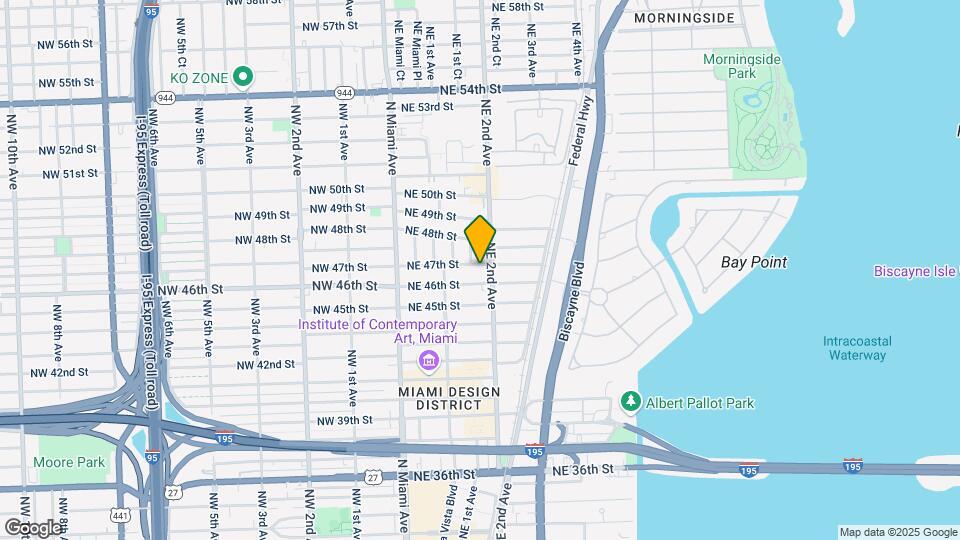 174 NE 47th St Map and Location Details